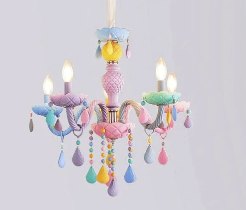Colorful Rainbow Chandelier: Perfect for Kids’ Rooms