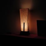 Photo Acrylic carved table lamp