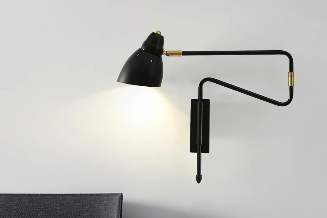Illuminate Your Space with a Long Arm Rotating Wall Lamp