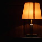 Photo vintage motion sensor bedside lamp