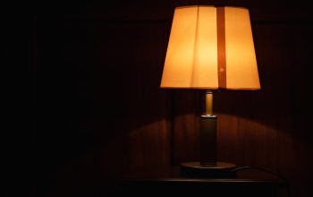 Photo vintage motion sensor bedside lamp