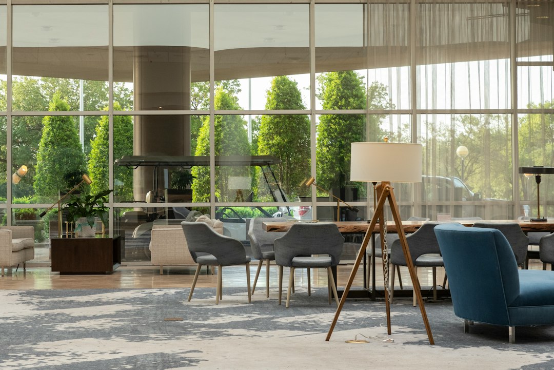 Minimal Profile Concrete Reading Lamp Perfect for Hotel Lobbies